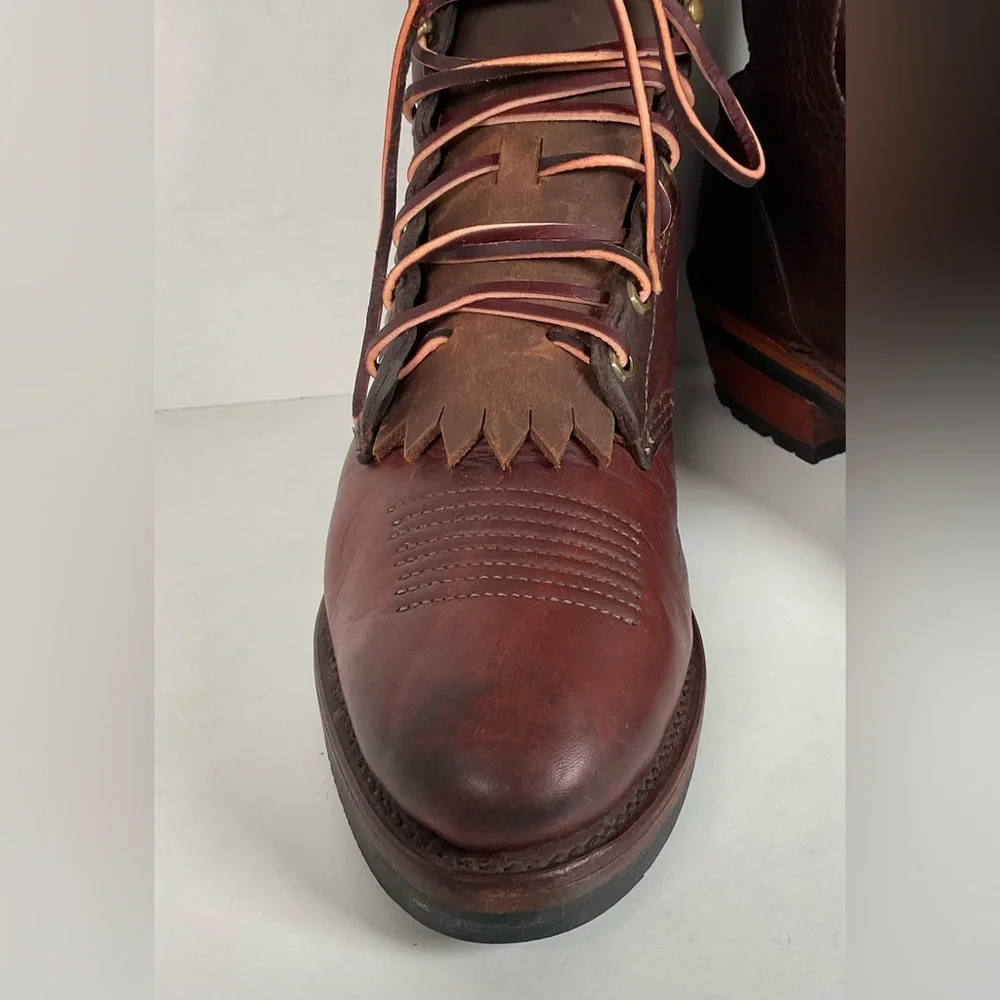 Vintage Chippewa Kiltie Packer Boots | Soft Toe | USA Made | Men’s 9.5 D